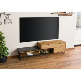 MASSIVMOEBEL24.DE LINDAU Lowboard 200x43x52 cm Natur Geölt Beige Massivholz