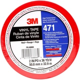 3M 471 32,91 m Vinyl Rot (L x B) 33m x 50mm 1St.