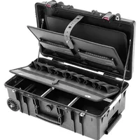 CIMCO Gigant-Compact Werkzeugkoffer-Trolley unbestückt schwarz 550 x 340 x 225mm