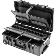 CIMCO Gigant-Compact Werkzeugkoffer-Trolley unbestückt schwarz 550 x 340 x 225mm