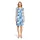 Betty Barclay Sommerkleid A-Linien Blau/Grün 46