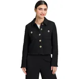 Betty Barclay Blazer-Jacke langarm in Bouclé-Opik, Black, 42