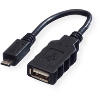 Roline USB 2.0 Kabel, USB 2.0 Typ Micro B
