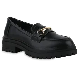 Damen Plateauschuhe in Schwarz