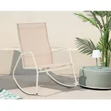 barths Brody Schaukelstuhl 68,5 x 91 x 97 cm beige 1 St.