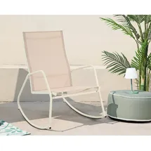 barths Brody Schaukelstuhl 68,5 x 91 x 97 cm beige 1 St.