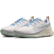 Nike Damen React Pegasus Trail 4 Sneaker, Pearl Pink/Wolf Grey-Football Grau, 36.5 EU - 36.5 EU