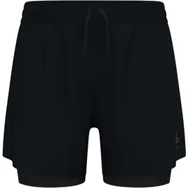 Odlo Herren Zeroweight 5 Inch 2-In-1 Short schwarz