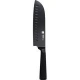 BERGNER | Edelstahl-Santokumesser 17,5 cm) Black Blade BG)