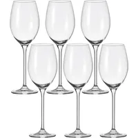 LEONARDO Cheers Weißweinglas Kristallglas 0,4 l 6 St.