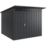 hörmann stauraumsysteme Juno Gerätehaus 2,62 x 2,62 m Anthrazitgrau