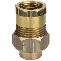 Viega Rohrverschraubung 94340G konischdichtend in 28mm x Rp1 Rotguss 103002