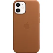 Apple iPhone 12 mini Leder Case mit MagSafe sattelbraun