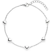 s.Oliver Tiny Hearts Armband Edelstahl silber SOJ-0202-B-21 Größe 21