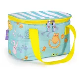 Milk Moo Soft Cuddles Milk&Moo Lunchbox | Isolierte Lunchtasche | Brotdose | Kühltasche | wasserfest Lunchbag | Kinder Brotbeutel | Lunch Tasche für Grundschule, Kita, Kindergarten | Türkis