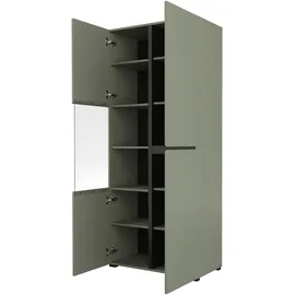 OTTO home Vitrine Cross 79,5 x 40 x 183,5 cm Grün