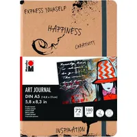 Marabu Marabu, Art Journal Notebook' A5 Notizbuch 72 Blätter