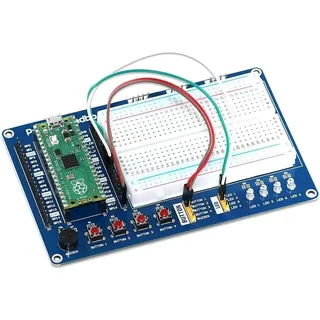 sb components Raspberry Pi Pico Board mit Raspberry Pi Pico Breadboard Kit, Mehrzweck Raspberry Pi Pico Breadboard Kit