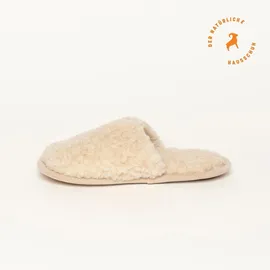 Gottstein Curly Wool Pantoffeln Beige 40