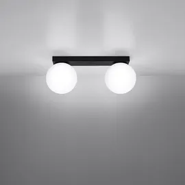 Sollux Yoli 2 2xG9 kugelförmig schwarz