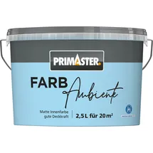Primaster Farbambiente Wandfarbe himmelblau matt 2,5 l