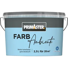Primaster Farbambiente Wandfarbe himmelblau matt 2,5 l