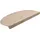 [en.casa] Stufenmatte 15er Set Halbrund 65 x 24 cm Treppenmatte Treppenschoner Treppenschutz Selbstklebend Beige