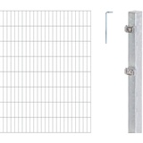 Alberts Alberts 650964 als 12 tlg Zaun-Komplettset verschiedene Längen und Höhen feuerverzinkt Höhe 180 cm Länge 10 m