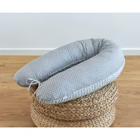 LOOLAY Stillkissen 190 cm Punkte Grau
