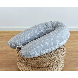LOOLAY Stillkissen 190 cm Punkte Grau