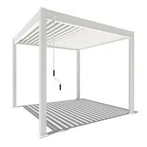 pergoline Pavillon 300 x 300 cm weiß