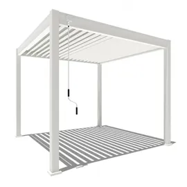 pergoline Pavillon 300 x 300 cm weiß