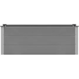 vidaXL Garten-Hochbeet WPC 150 x 50 x 54 cm Grau