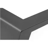 CMD Außenleuchte Aluminium Edelstahl 40 x 16 cm mit Bewegungsmelder anthrazit