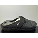 Rohde Herren Filz Pantolette Gr. 45 Schwarz Pantoffel Weite G 6741