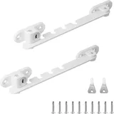 2 Verstellbare Fensterstopper – Schützen Kinder Und Haustiere, Ermöglichen Sicheres Öffnen Des Fensters (weiß)