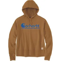 CARHARTT Fiber-Serie Hoodie Hellbraun/Blau XS