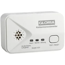 Gloria KO1 Kohlenmonoxid-Melder Weiß