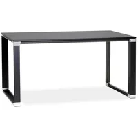 KADIMA DESIGN Schreibtisch, Schwarz | Bürotisch im eleganten Design