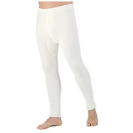 Medima Herren Hose lang mit Eingriff - Angora 100 weiss XL - XL