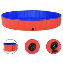 vidaXL Hundepool Faltbar 200x30 cm Rot