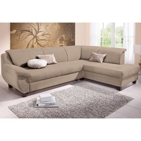 Home Affaire Ecksofa »Yesterday L-Form«, wahlweise mit Bettfunktion, auch in Cord beige