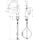 Hansgrohe Focus M42 180 2 jet  edelstahl finish 71801800