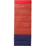 Mc Kinley McKINLEY Decken-Schlafsack Camp Flanelle II, Red Rust/Navy Dark, 195R