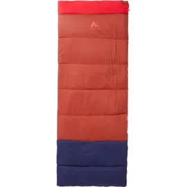 Mc Kinley McKINLEY Decken-Schlafsack Camp Flanelle II, Red Rust/Navy Dark, 195R