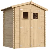 TIMBELA Gartenhaus M367 1,96 x 1,36 m Beige