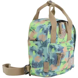 DISCOVERY "Cave", Damen, Gr. B/H/T: 8cm x 25cm x 15cm, grün, Kunstfaser, mehrfarbig, Taschen Schultertasche, aus recyceltem PET-Polyestermaterial