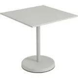 Outdoor Bistrotisch Linear Steel Café Table square grey