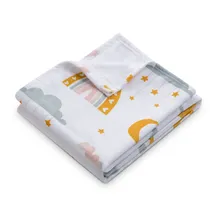 Paco Home Kinderdecke 127 x 150 cm Weiß/Mehrfarbig