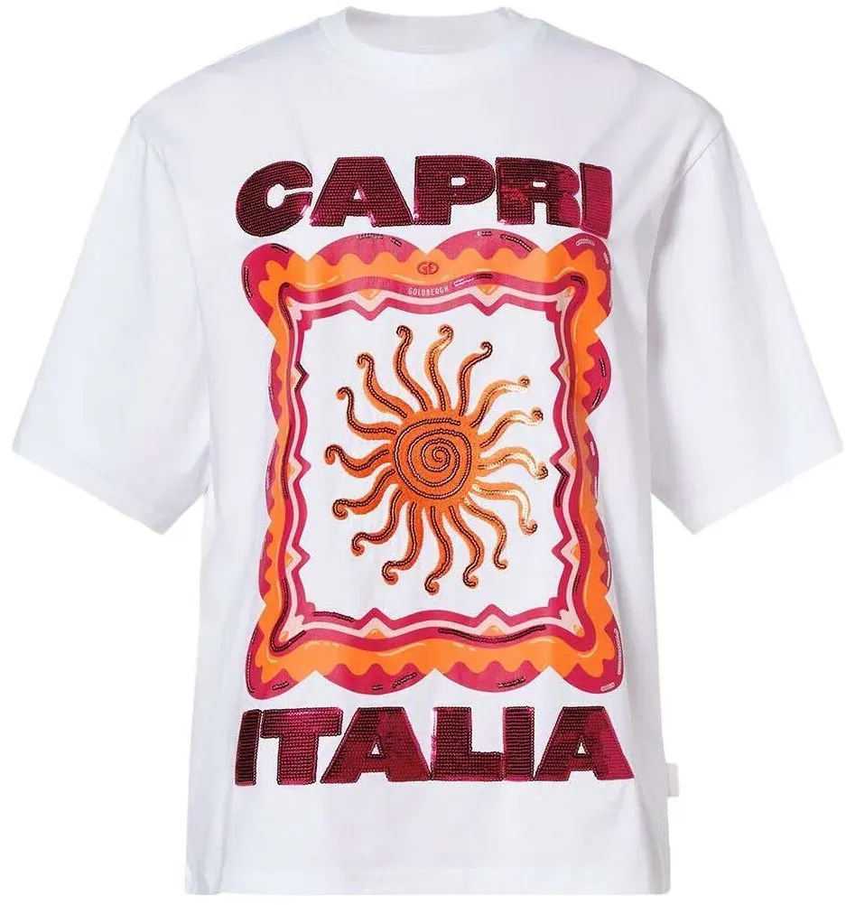 Goldbergh Raya Short Sleeve top white (8000) M